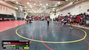 190 lbs 1st Place Match - Augustus Wood, Ralston Valley vs Taeku Um, Smoky Hill