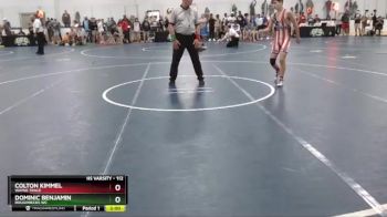 112 lbs Champ. Round 2 - Dominic Benjamin, Roughnecks WC vs Colton Kimmel, Wayne Trace