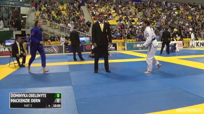 Dominyka Obelenyte vs Mackenzie Dern IBJJF 2016 Worlds