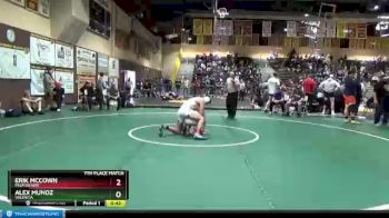 170 lbs 7th Place Match - Alex Munoz, Valencia vs Erik Mccown, Palm Desert