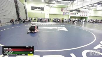 125 lbs Quarterfinal - Faith Call, El Camino Real vs Maya Avila, GRANADA HILLS