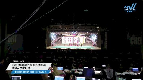 East Mississippi Cheerleading - EMC Vipers [2025 L3 Senior Coed - D2 - Small - A Day 3] 2025 CHEERSPORT National All Star Cheerleading Championship