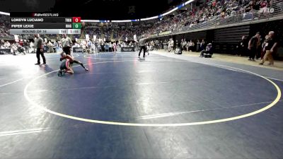 77 lbs Round Of 16 - Londyn Luciano, Twin Valley vs Piper Lexie, Ringgold