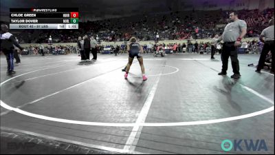 97 lbs Semifinal - Chloe Green, Hurricane Wrestling Academy vs Taylor Dover, Noble Takedown Club