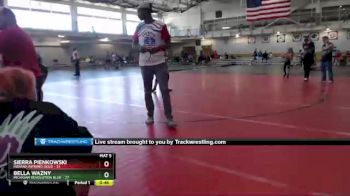 144 lbs Round 3 (4 Team) - Sierra Pienkowski, Indiana INFERNO GOLD vs Bella Wazny, Michigan Revolution Blue
