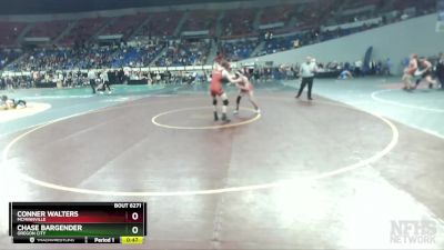 6A-138 lbs Cons. Round 2 - Chase Bargender, Oregon City vs Conner Walters, McMinnville