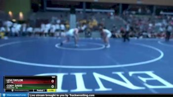 160 lbs Finals (8 Team) - Cody Davis, Marlow vs Levi Taylor, Jay