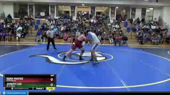 287 lbs Champ. Round 1 - Isiah Miatke, Dothan HS vs Joseph Lee, W. S. Neal