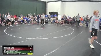 66 lbs Quarterfinal - Zaian Mikhaylov, James Island Youth Wrestling C vs Tyjae Ehlke, Mighty Warriors Wrestling Acad