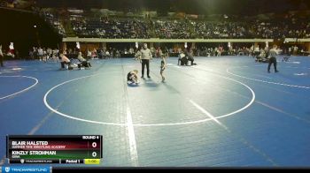 56 lbs Round 4 - Blair Halsted, Hammer Time Wrestling Academy vs Kinzly Strohman, Iowa