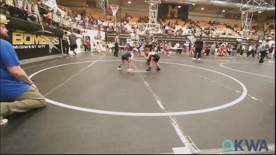 46 lbs Rr Rnd 4 - Rowdy Ward, Lexington Wrestling Club vs Hank Shattuck, Harrah Little League Wrestling