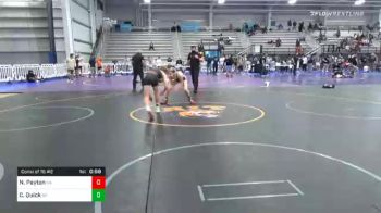 120 lbs Consolation - Nathan Payton, GA vs Cody Quick, NY