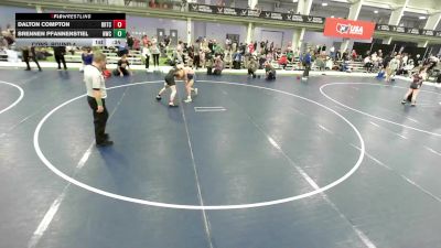 Junior Boys - 144 lbs Cons. Round 4 - Dalton Compton, Baton Rouge Training Center vs Brennen Pfannenstiel, Norton Wrestling Club