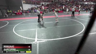 67 lbs Quarterfinal - Boone Dilley, RT Elite/River Valley vs Oliver Fleming, Victory School Of Wrestling