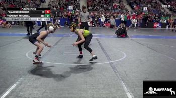 72 lbs Champ. Round 1 - Easton Mitchell, WWC vs Liam Schroeder, Power House