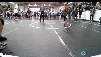 70 lbs Quarterfinal - Jenson Henley, Skiatook Youth Wrestling vs Brinley Wilson, Muskogee Rougher Youth Wrestling