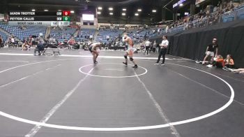 184 lbs 1st Place Match - Jaxon Trotter, Cowley College vs Peyton Callis, Oklahoma Wesleyan