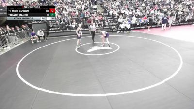 6A 106 lbs Cons. Round 3 - Tyson Cowan, Lehi vs Blake Mauch, Corner Canyon