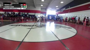 Boys 140 lbs Cons. Round 2 - Brodie Lacy, Corning Boys vs Garrett Chain, West Valley Boys