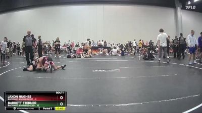 80 lbs Semis (4 Team) - Barrett Sterner, Backyard Brawlers Gold vs Jaxon Hughes, Backyard Brawlers Red