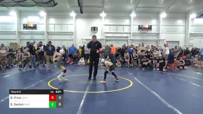 55 lbs Round 5 - Bronson Lowers, Jacket Wrestling Club vs Jase Degenkolb, West Virginia Wild