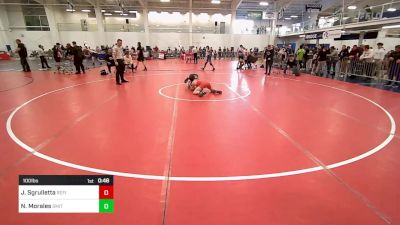 100 lbs Consolation - Jax Sgrulletta, Refinery WC vs Nathan Morales, Smitty's Wrestling Barn