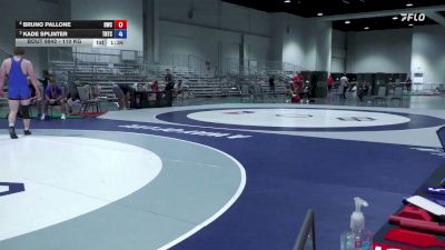 110 kg 5th Place Match - Bruno Pallone, Hardin Wrestling Club vs Kade Splinter, Team Nazar Training Center