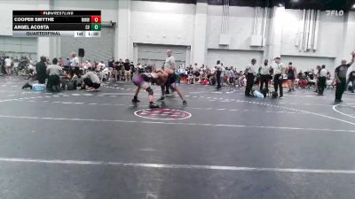 135 lbs Quarterfinal - Cooper Smythe, Mighty Warriors Wrestling vs Angel Acosta, Club Venom
