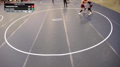 16U - 138 lbs Cons. Round 3 - Kingston Pak, Stillwater Area Wrestling vs Evan Czepa, New Prague Wrestling