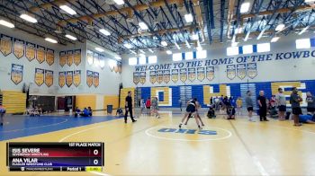 123 lbs 1st Place Match - Ana Vilar, Flagler Wrestling Club vs Isis Severe, Severepain Wrestling