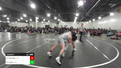 109 lbs Consi Of 4 - Daniel Thomas, Juggernaut WC vs Abram Loya, Dumas WC