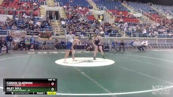 145 lbs Semis & 1st Wrestleback (8 Team) - Carson Glaesman, 2-South Border vs Riley Doll, 3-New Salem-Almont