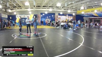 113 White Quarterfinal - Quintarious Mitchell, Colquitt County vs Prince Perry, South Dade