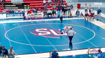 133 lbs Semifinal - Vincent Ziccardi, Washington & Lee vs Anakin Burks, Shenandoah University