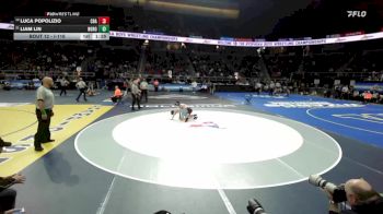 I-116 lbs Champ. Round 1 - Liam Lin, North Rockland vs Luca Popolizio, Christian Brothers Academy