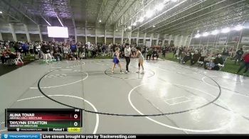 132-138 lbs Quarterfinal - Taylynn Stratton, Hermiston Wrestling vs Alina Tovar, Arizona Girls Wrestling
