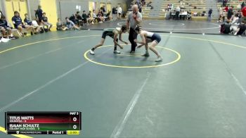 119 lbs Round 4: 10:30am Sat. - Isaiah Schultz, Colony High School vs Titus Watts, Soldotna