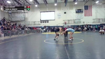 155 lbs Semifinal - Dema Al Rubaye, Aloha vs Alex Khoury, Centennial