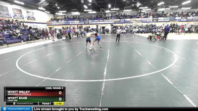 149 lbs Cons. Round 3 - Wyatt Raab, Lakeland vs Wyatt Willey, Wisconsin-Platteville