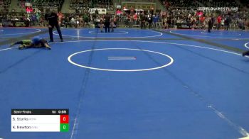 100 lbs Semifinal - Solomon Starks, Readyrp National vs Kameryn Newton, CVBJJ