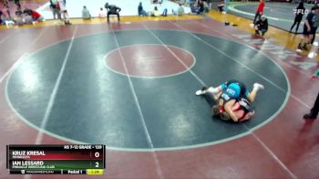 120 lbs Cons. Round 3 - Ian Lessard, Pinnacle Wrestling Club vs Kruz Kresal, Minnesota