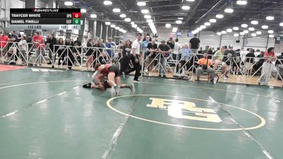 126 lbs Rr Rnd 2 - Traycer White, St Paris Graham - HSB vs Daniel Finelli, ELITE NJ BLACK - HSB