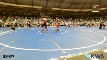 130 lbs Quarterfinal - Jarrod Branchcomb, Claremore Wrestling Club vs Wyatt Autrey, Locust Grove Youth Wrestling