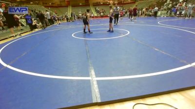 73-76 lbs Rr Rnd 1 - Hank Klotz, Pottsville Apache Youth Wrestling vs Judah Churchwell, Mighty Bluebirds Wrestling