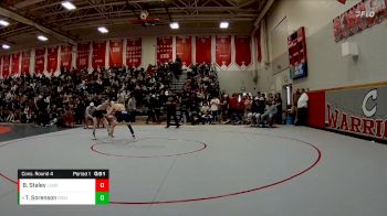 126 lbs Cons. Round 4 - Treven Sorenson, Richfield vs Brayden Staley, Legend