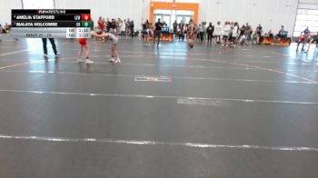 75 lbs Round 2 - Amelia Stafford, LA Elite Wrestling vs Malaya Holcombe, Carolina Reapers