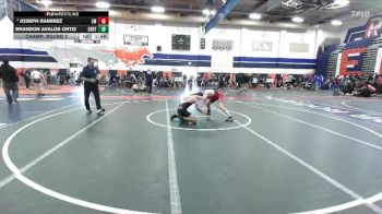 138 lbs Champ. Round 2 - Joseph Ramirez, El Modena vs Brandon Avalos Ortiz, Centennial (Corona)