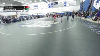 95 lbs Champ. Round 2 - Pari Bhatia, Redondo Union vs Jocelyn Chavez, JW North