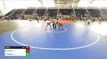 98 lbs Quarterfinal - Silas Zuniga, Mayhem WC vs Steven Robles, RoughRiders