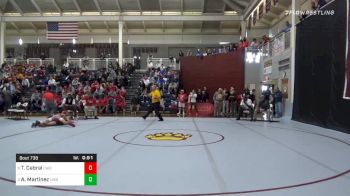 3rd Place - Tyler Cabral, Cardinal Gibbons vs Art Martinez, Holy Innocents' Episcopal School